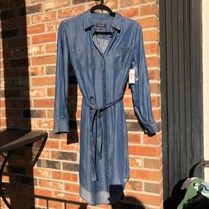 NWT Lord & Taylor Denim Wrap Dress